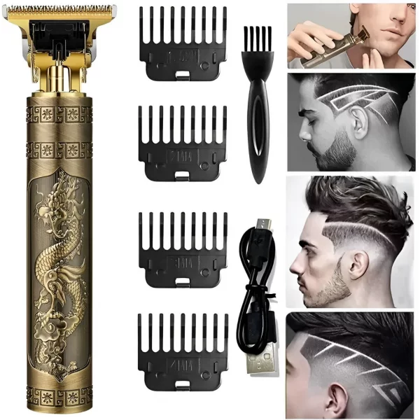 চুল ও দাড়ি কাটার মেশিন Vintage T9 Trimmer Hair Cutting Machine
