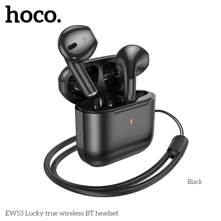 Hoco EW53 Lucky True Mini Bluetooth Headphone Wireless Earbuds with Lanyard.